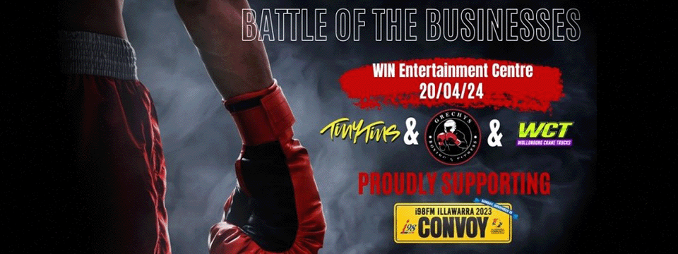 Win tickets to Tiny Tins Battle of the Businesses happening at WIN Entertainment Centre on April 20! 